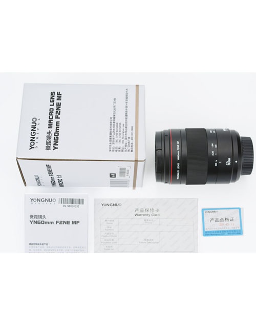 YN60mm F2NE MF Lente Macro Nikon